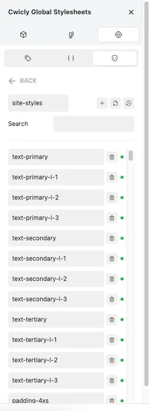 list of external classes