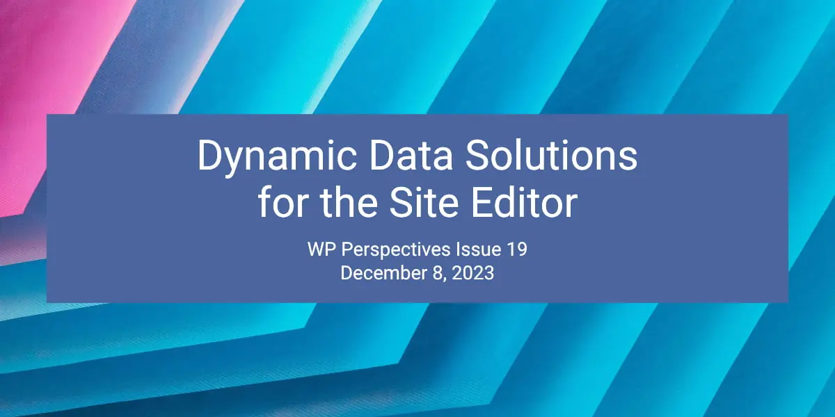 wp perspectives issue 19