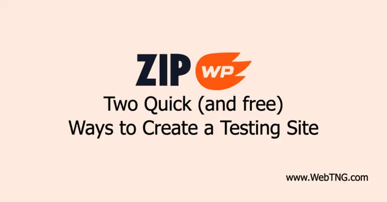 zipwp quick sites