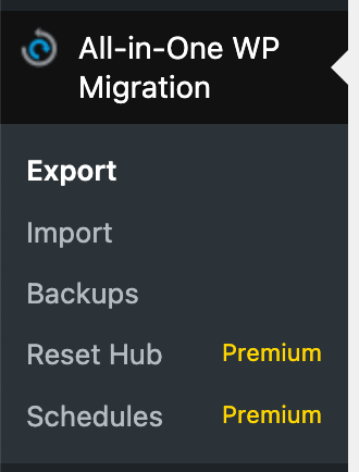options before pro extension