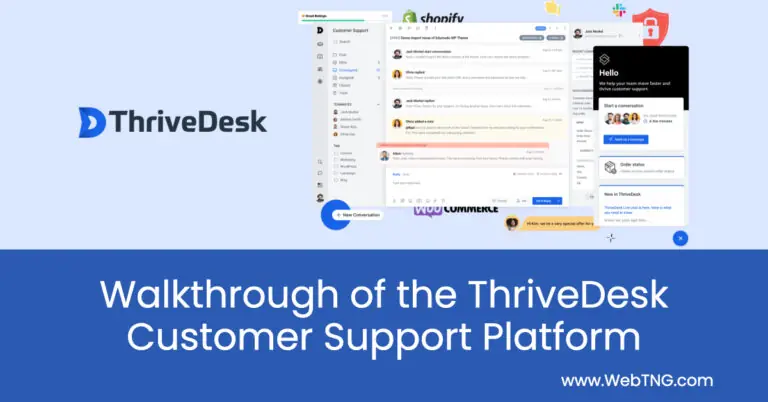 thrivedesk platform walkthrough