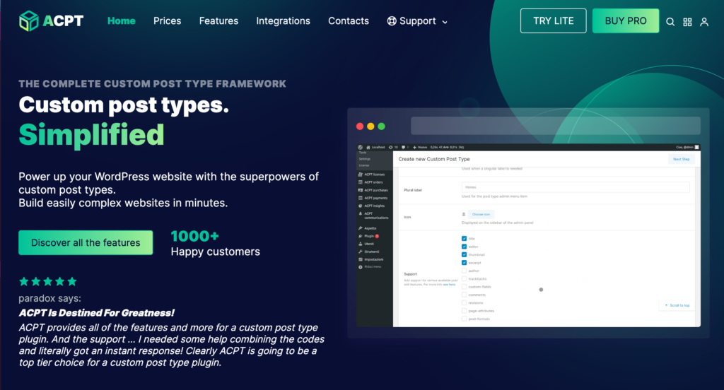Using ACPT Blocks in the Site Editor - WebTNG