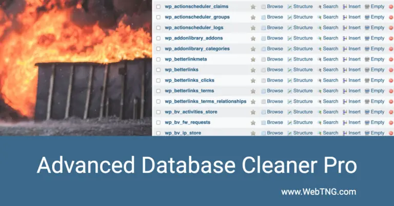 advanced database cleaner pro