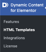 Getting to the screen for creating the pdf template