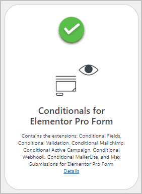 Conditionals extension