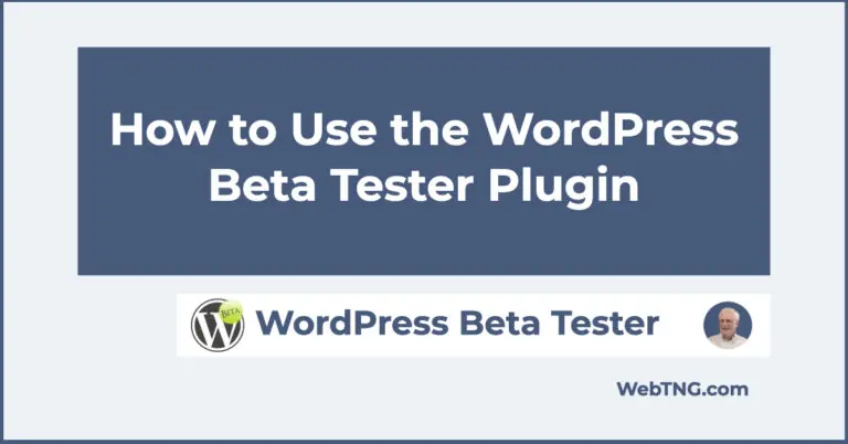 wordpress beta tester plugin