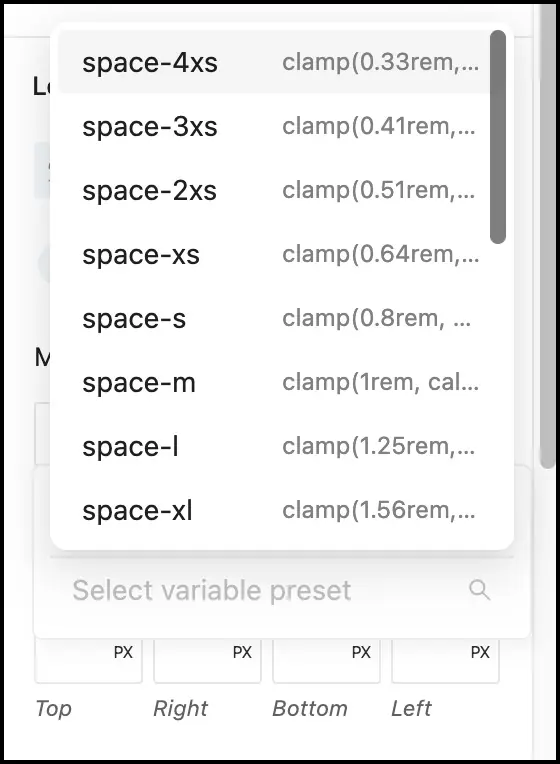 greenshift element blocks local styles variables popup