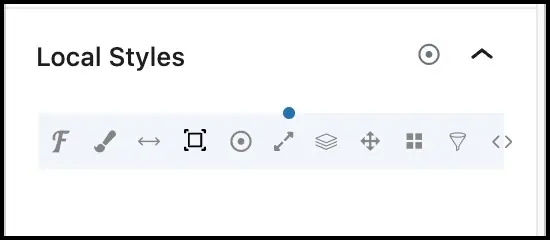 greenshift element blocks local styles