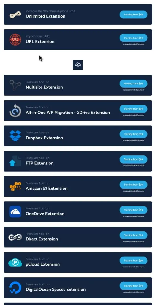 aio extensions