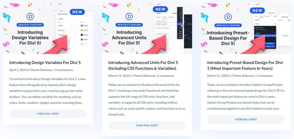 divi 5 features