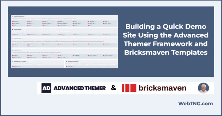 bricks advanced themer framework