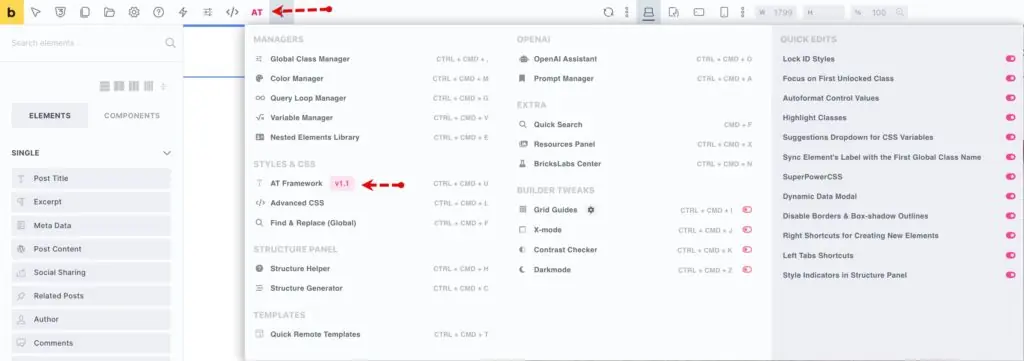 Using the Advanced Themer Framework and Bricksmaven Templates - WebTNG