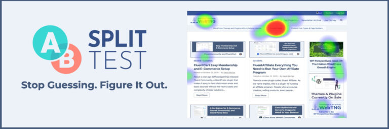 ab split test walkthrough feature