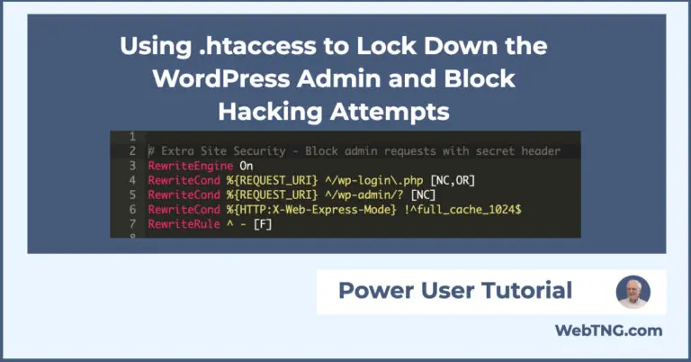 wordpress admin lockdown