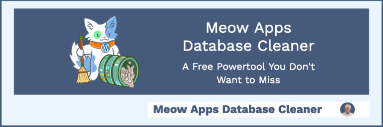 Meow apps database cleaner