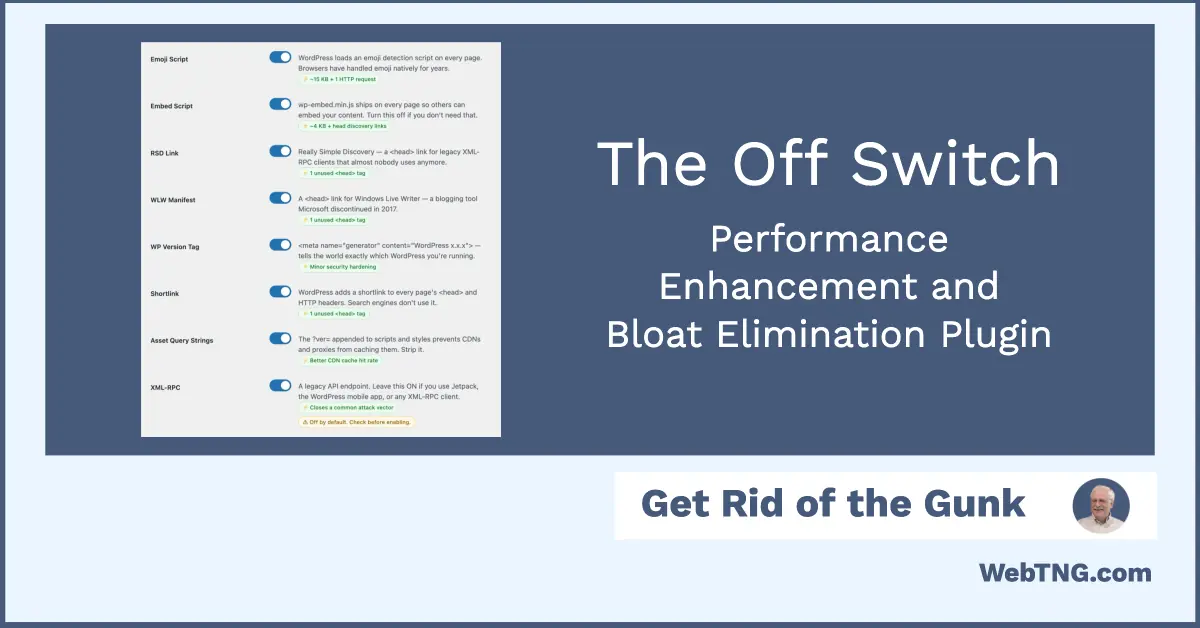 The off switch plugin