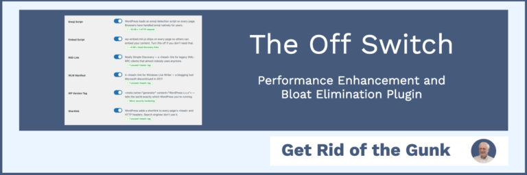 The off switch plugin