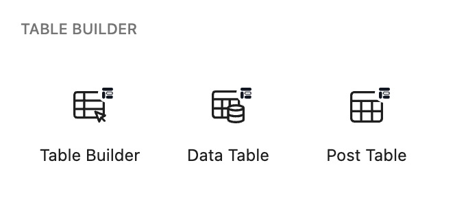 Tablekit three blocks