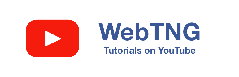Webtng on youtube